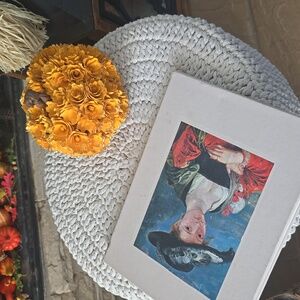 Elegant Art Photography with Yellow Floral Accent